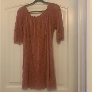 Mauve Lacy Dress